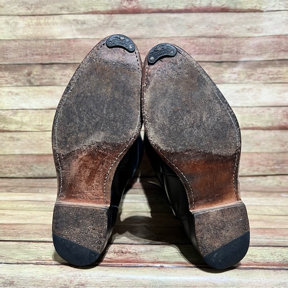 Frye Black Leather Dorado Boots - Picture 10 of 11